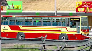 KSRTC Swift Leyland Bs6 Mod For Ets2 Test Ride [upl. by Suiluj]