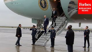 BREAKING NEWS Biden And Obama Land In NYC For Major Fundraiser With Clinton [upl. by Airpac216]