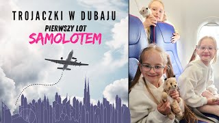 DUBAJ cz2  Pomyliliśmy lotniska 😱✈️  Pierwszy lot samolotem Trojaczek [upl. by Akimahc]