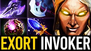 EXORT INVOKER FIRST ITEM MAGE SLAYER vs ARC WARDEN MID  Dota 2 Invoker [upl. by Orhtej817]