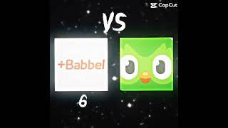 Duolingo Vs Babbel Edit [upl. by Ogait]