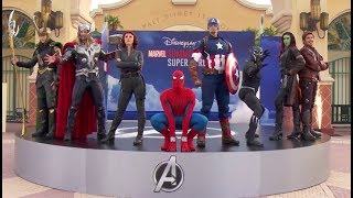 Marvel Opening Ceremony  Disneyland Paris [upl. by Hike]