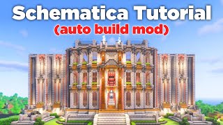 Schematica Mod Download  Installation 2024  Tutorial 189  1122 Auto Builder [upl. by Taam]