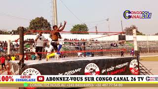 SADDAM VS TRAMONTANE COMBAT DE CATCH CONGOLAIS 2024 [upl. by Yattirb]