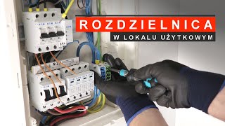 Jak podłączyliśmy rozdzielnicę skrzynkę elektryczną w lokalu [upl. by Beaner552]