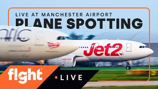 ♦️ LIVE Manchester Airport Plane Spotting  280924 [upl. by Rawde642]