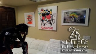 Chief Keef Shows Off His Eclectic Glo Gang Art Collection [upl. by Buschi]