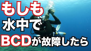 【水中でBCDが故障してしまったら】熱烈先生のダイビング講座 第155講 [upl. by Atinele]