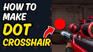 How To Make Dot Crosshair in valorant 2024  Best Dot Crosshair Settings [upl. by Row438]