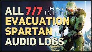 All 7 Evacuation Spartan Audio Logs Halo Infinite [upl. by Latsyk671]