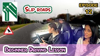 Millie’s First Lesson On Slip Roads Upto 50mph  How To Safely Join and Change Lanes [upl. by Dean]