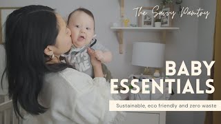 BABY ESSENTIALS  sustainable eco friendly and zero waste alternatives [upl. by Zetes]