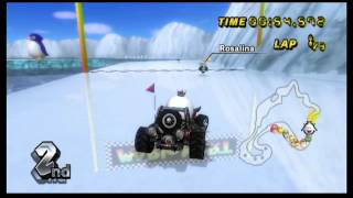 Mario Kart Wii N64 Sherbet Land HD [upl. by Aihsenat]