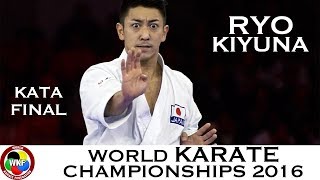 FINAL Male Kata KIYUNA JPN Kata Anan 2016 World Karate Championships  WORLD KARATE FEDERATION [upl. by Atinnor]