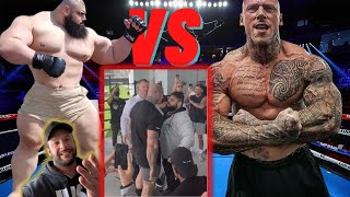 Hulk Iraniano vs Martyn Ford Instagram vs Realtà [upl. by Acnalb]