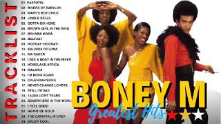 BONEY M Greatest Hits Full Album  The Best of BONEY M 2024 [upl. by Lan]