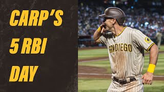 Carps 5 RBI Day Leads SD to Series W vs Snakes  Padres vs Diamondbacks Highlights 42323 [upl. by Sheaff]