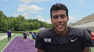 Furman Paladins Football Interview QB Nehuel Garcia furman football furmanjoust furmanpaladins [upl. by Eiramnna466]