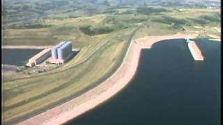 July 1989 aerial of the Garrison Dam [upl. by Celisse431]