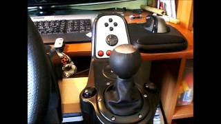 Logitech G27 con leva del cambio sequenziale [upl. by Nunciata]