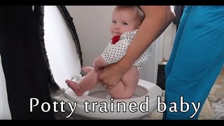 Potty Training She Is 6 Months Old  Babys World [upl. by Einahets]