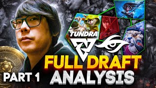 Tundra vs Team Secret  TI11 Final Draft Analysis  Game 1 [upl. by Ntsuj474]