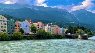 Walking tour Altstadt Old Town Innsbruck Tirol Austria Österreich 2023 July [upl. by Connelly]