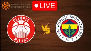 🔴 Live Milano vs Fenerbahce  EuroLeague 20232024  Live Play by Play Scoreboard [upl. by Seto]