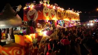 Krewe of Eve rolls through Mandeville 2015 [upl. by Terrene]