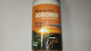 Agromin Gold Micronutrient Fertilizer  Aries Agro Ltd [upl. by Dlaregztif]