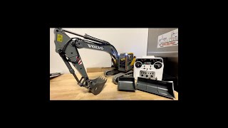 Double E Hobby Volvo EC160E Electric Version Review RC CONTRUCTION RC TRUCKS RC DIGGER RC EXCAVATOR [upl. by Corby]