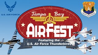 Tampa Bay AirFest Day 1  MacDill Air Force Base 🇺🇸★🛩✈️🎥😃 [upl. by Alhak]