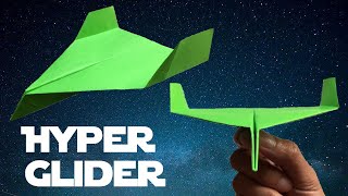 How to make a Paper Airplane  Hyper Glider by John Collins [upl. by Ainniz569]