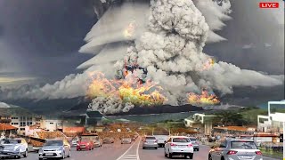 Horrifying today Massive eruption Sakurajima volcano destroy Japan spew ash 500 meters into sky [upl. by Mourant134]