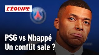 PSG  Limage de Mbappé salie volontairement par le club [upl. by Dugas]