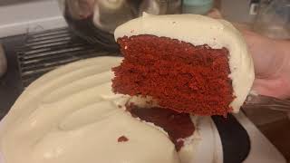 The Best Red Velvet Cake Recipe  Valerie Dison  RED VELVET CAKE RECIPE with Cream Cheese Frosting [upl. by Elazaro291]