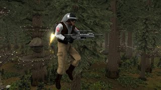 Star Wars Battlefront 2 Remaster  The Thrawn Trilogy Beta  Endor  New Republic side [upl. by Eetse]