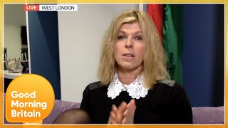 Kate Garraway Emotionally Reacts to Dereks Heartbreaking First Words after Fighting COVID  GMB [upl. by Ydnac]