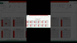 Membuat Kalender dengan Microsoft Excel excel [upl. by Annoid]