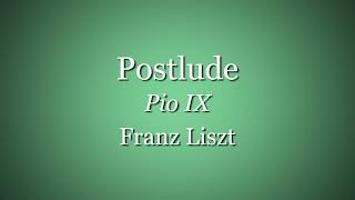 Postlude [upl. by Holtz]