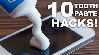 10 Tooth Paste Life Hacks [upl. by Leivad369]