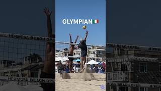 Olympian Skyball and BLOCK🙌🏐😈 beachvolleyball volleyball volleyballplayer avp olympics avp [upl. by Dehnel]