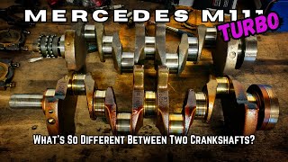 Om601 Crank Vs M111 Crank  Mercedes M111 Turbo Stroker Build [upl. by Aivan66]