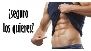 ¿seguro quieres abdominales marcados la realidad [upl. by Irem]