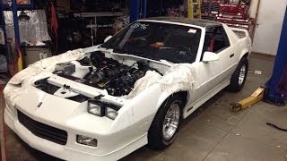 1989 camaro LS1 swap build and start up [upl. by Dnomaid]