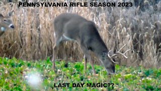 Pennsylvania Rifle Season 2023  December 9th  Last Day Magic [upl. by Supat]