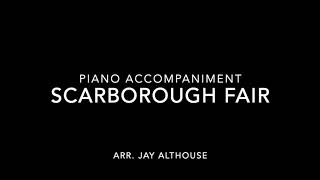 Scarborough Fair piano accompaniment med low [upl. by Gypsy]