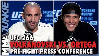 UFC 266 Volkanovski vs Ortega prefight press conference  LIVE [upl. by Player]