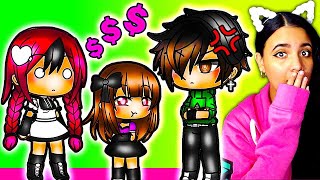 💰💲 Babysitting the Billionaires Sister💰💲 Gacha Life Mini Movie Love Story Reaction [upl. by Petronia366]