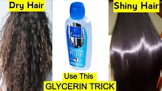 Use Glycerin This way To Turn Dry Frizzy Hair To Soft Smooth Shiny Hair Naturally  Madiha Kiran [upl. by Monk]